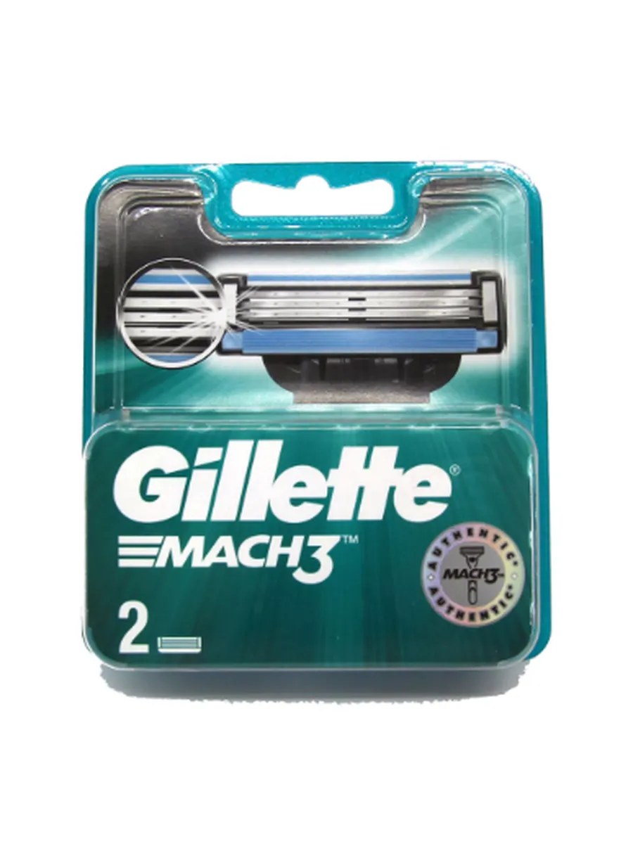 Gillette Кассета запасная Mach3, 2 шт
