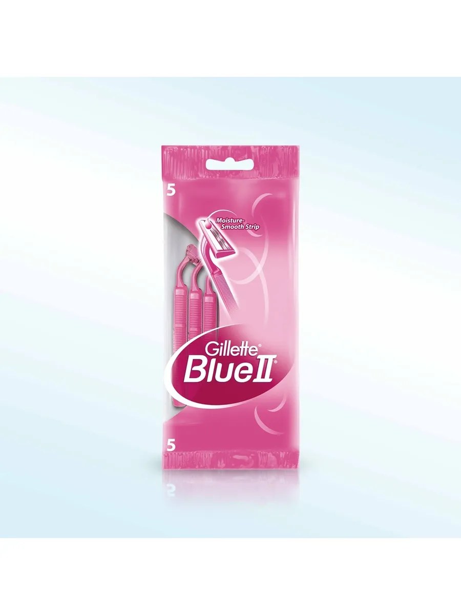Gillette Станок одноразовый Blue 2, 5 шт, женский