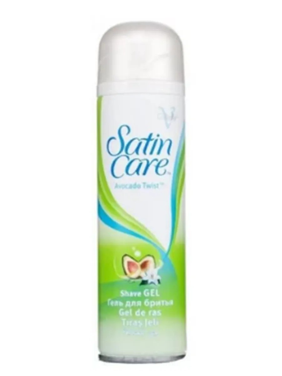 Gillette Гель для бритья Satin Care, Авокадо, 200 мл