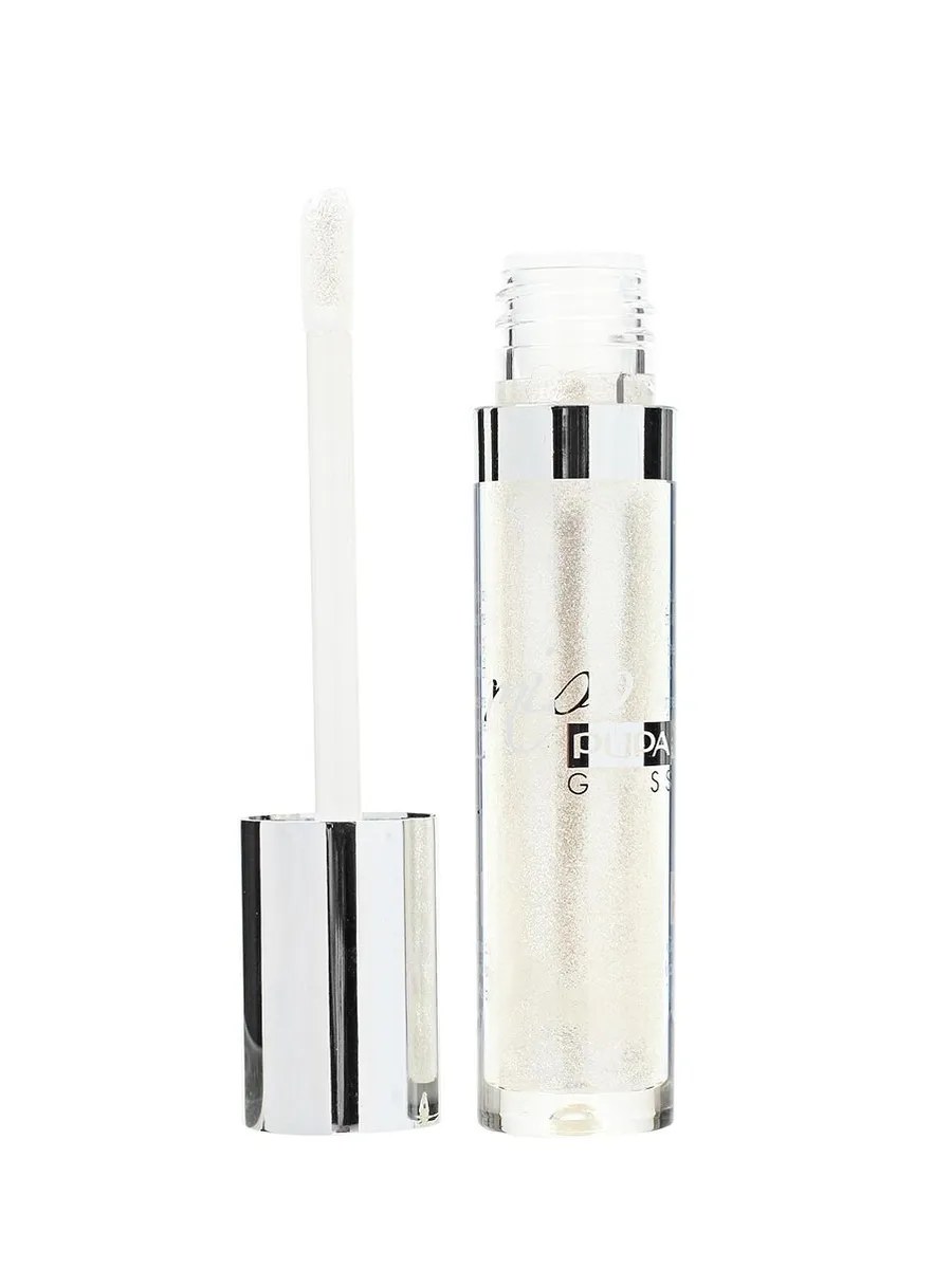 Pupa Блеск для губ Miss Pupa Gloss, тон №101, Перламутровый прозрачный, 5 мл