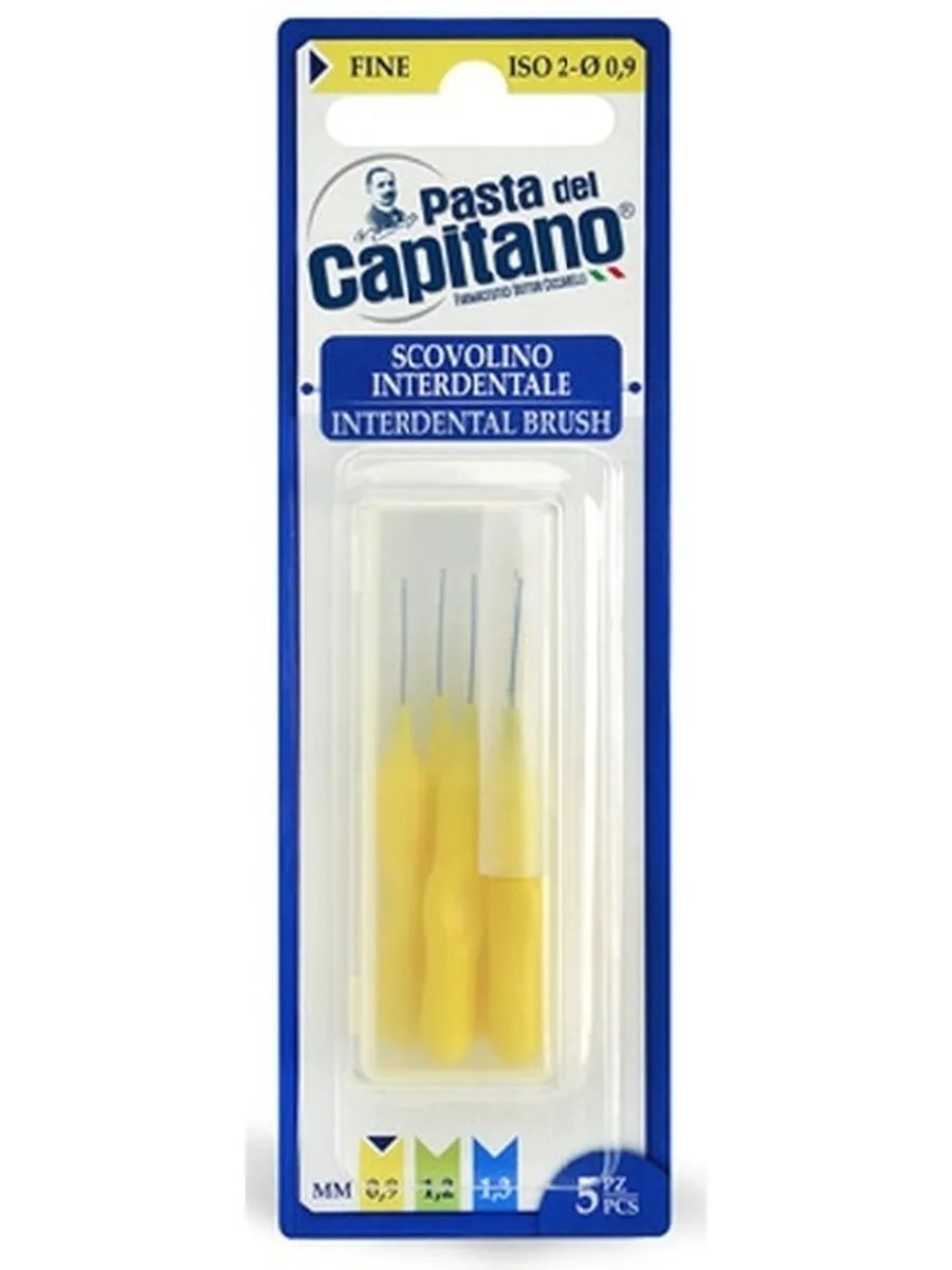 Pasta del Capitano Ёршик зубной, узкий, 5 шт