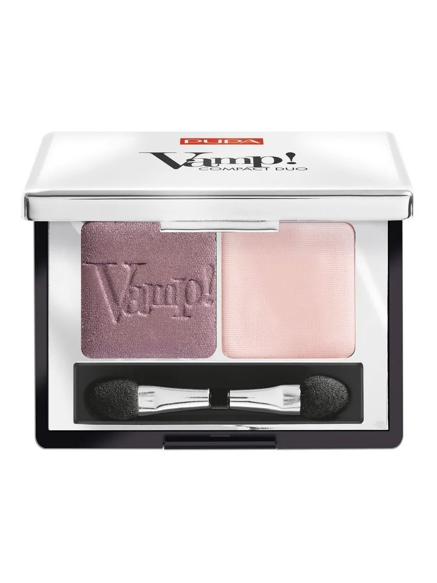 Pupa Тени Vamp! Duo, двойные, компактные, тон №003, Нежный лиловый, 2,2 гр