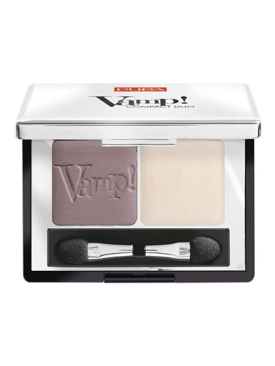 Pupa Тени Vamp! Duo, двойные, компактные, тон №006, Коричневый ванильный, 2,2 гр