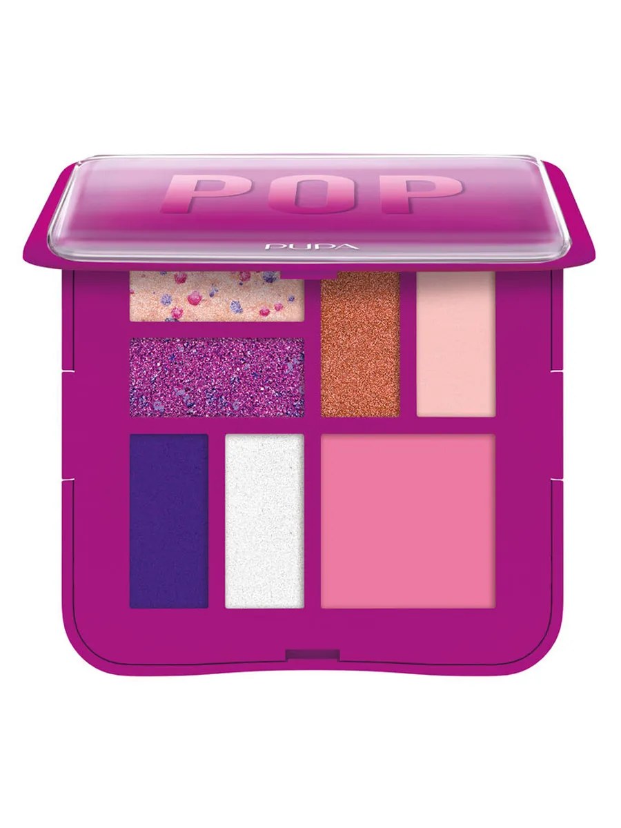 Pupa Палетка для макияжа лица Make-up Pallete S, тон №006, Pop, 8 гр