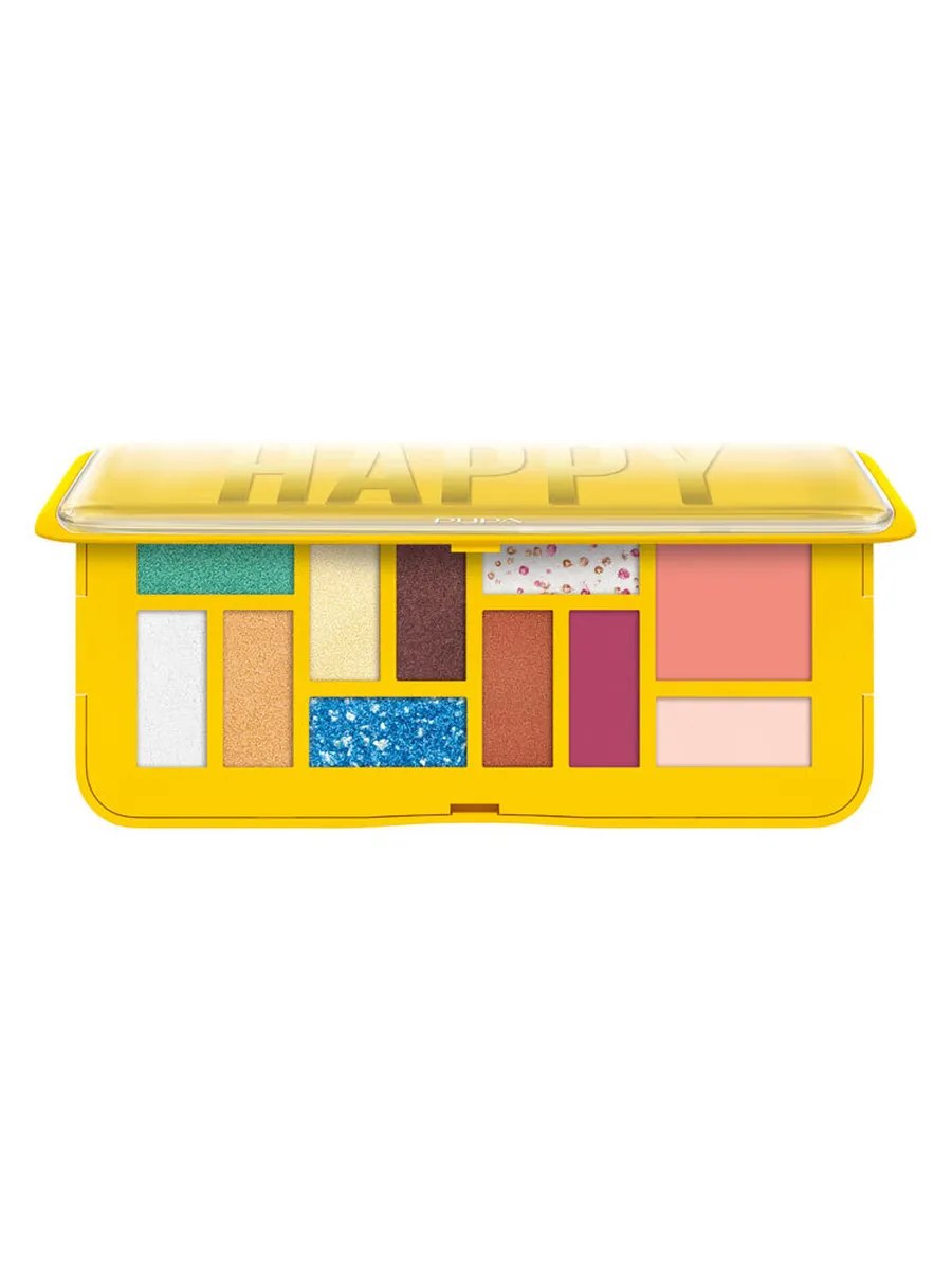 Pupa Палетка для макияжа Make-up Pallete M, тон №005, Happy, 12 гр