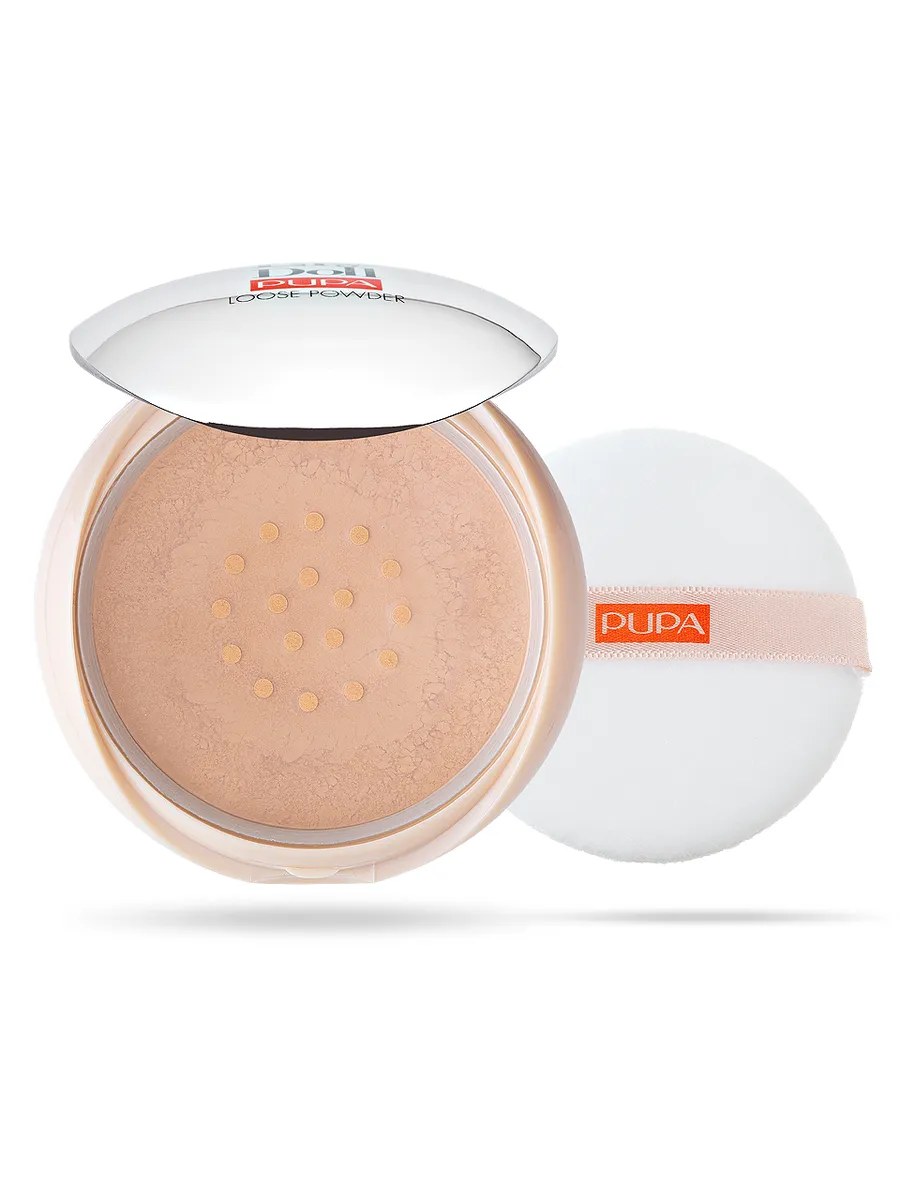 Pupa Пудра Like a Doll Loose Powder, рассыпчатая, тон №002, Розово-натуральный, 9 гр