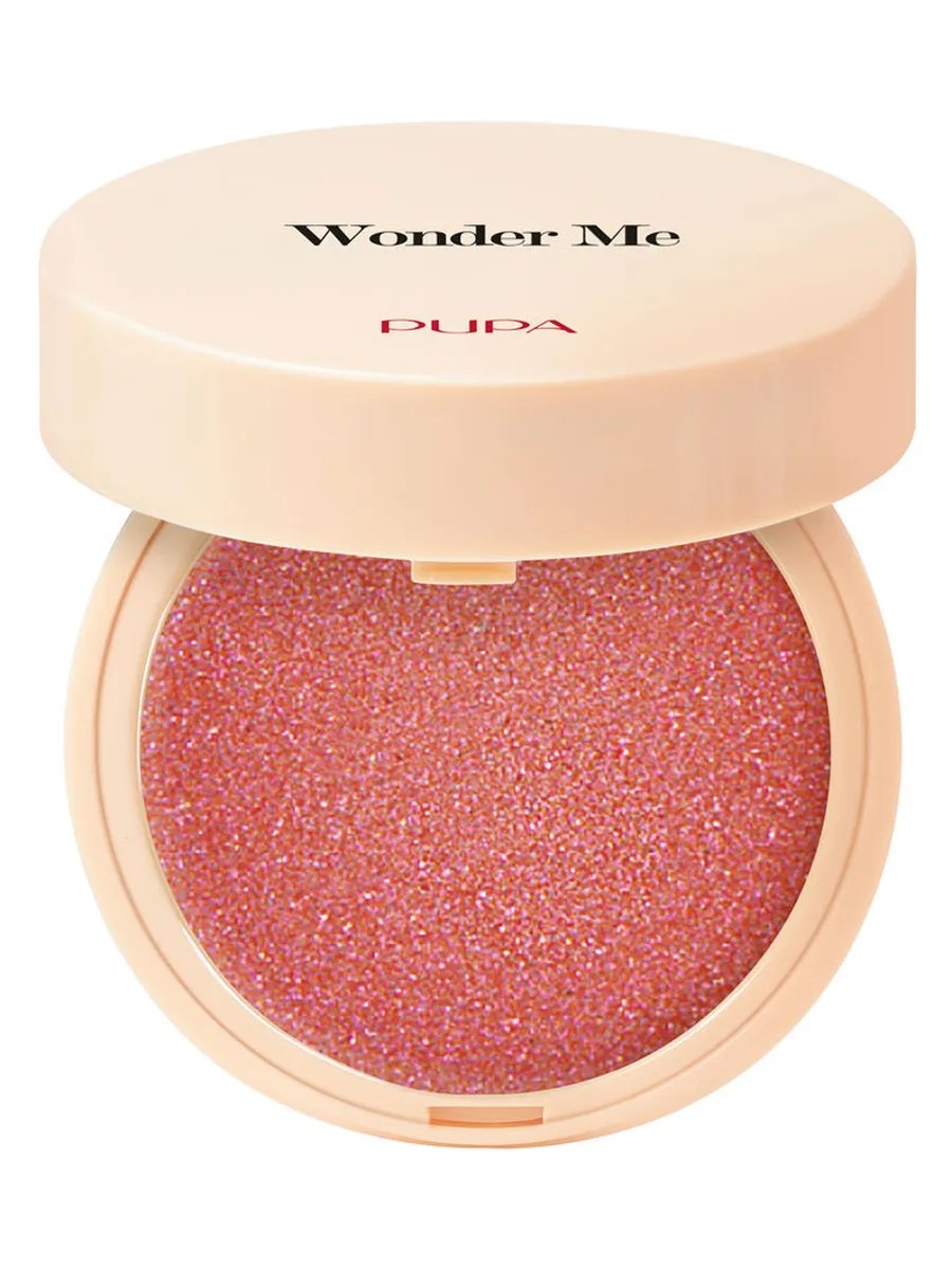 Pupa Румяна для лица Wonder Me Blush, натуральный эффект, с гиалуроновой кислотой, тон №002, Обними меня, 4 гр