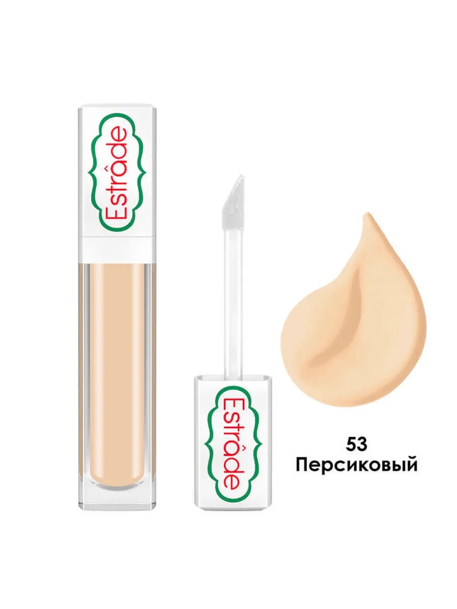 Estrade Корректор для лица Skin Solution Face Corrector Скин Солюшн, тон №53, Персиковый, 5,5 мл