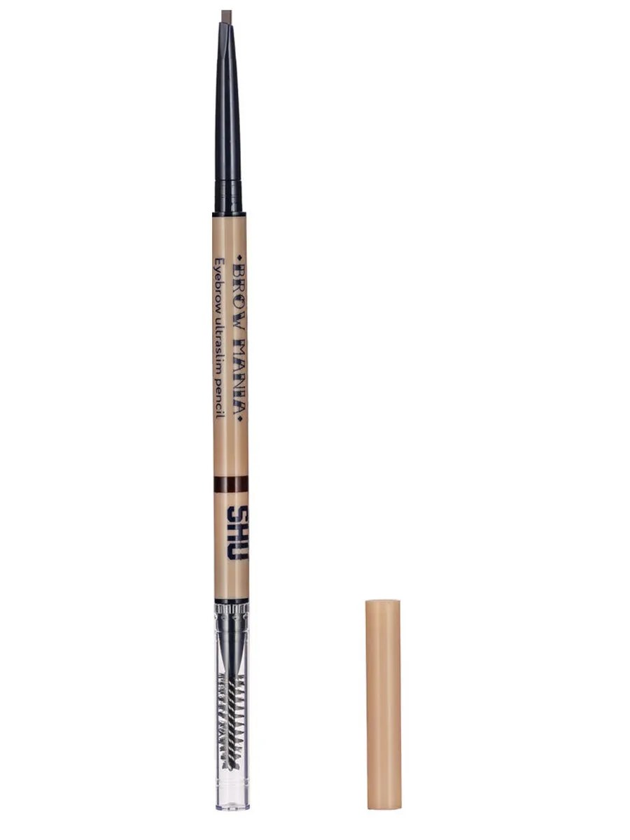 SHU Карандаш для бровей Brow Mania, ультратонкий, тон №222, Коричневый, 0,1 гр