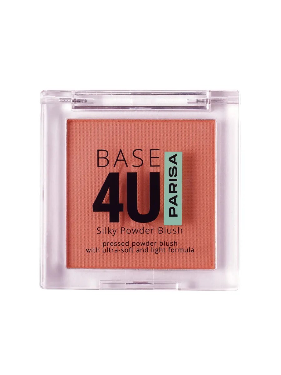 Parisa Румяна для лица Base 4U, B-705, шелковистые, прессованные, тон №04, 4 гр
