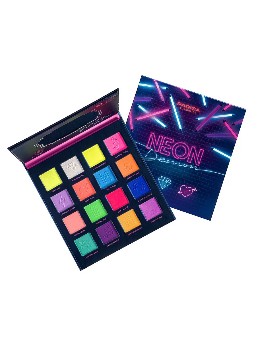 Parisa Набор теней для макияжа век Neon Demon, Е-716, тон №4