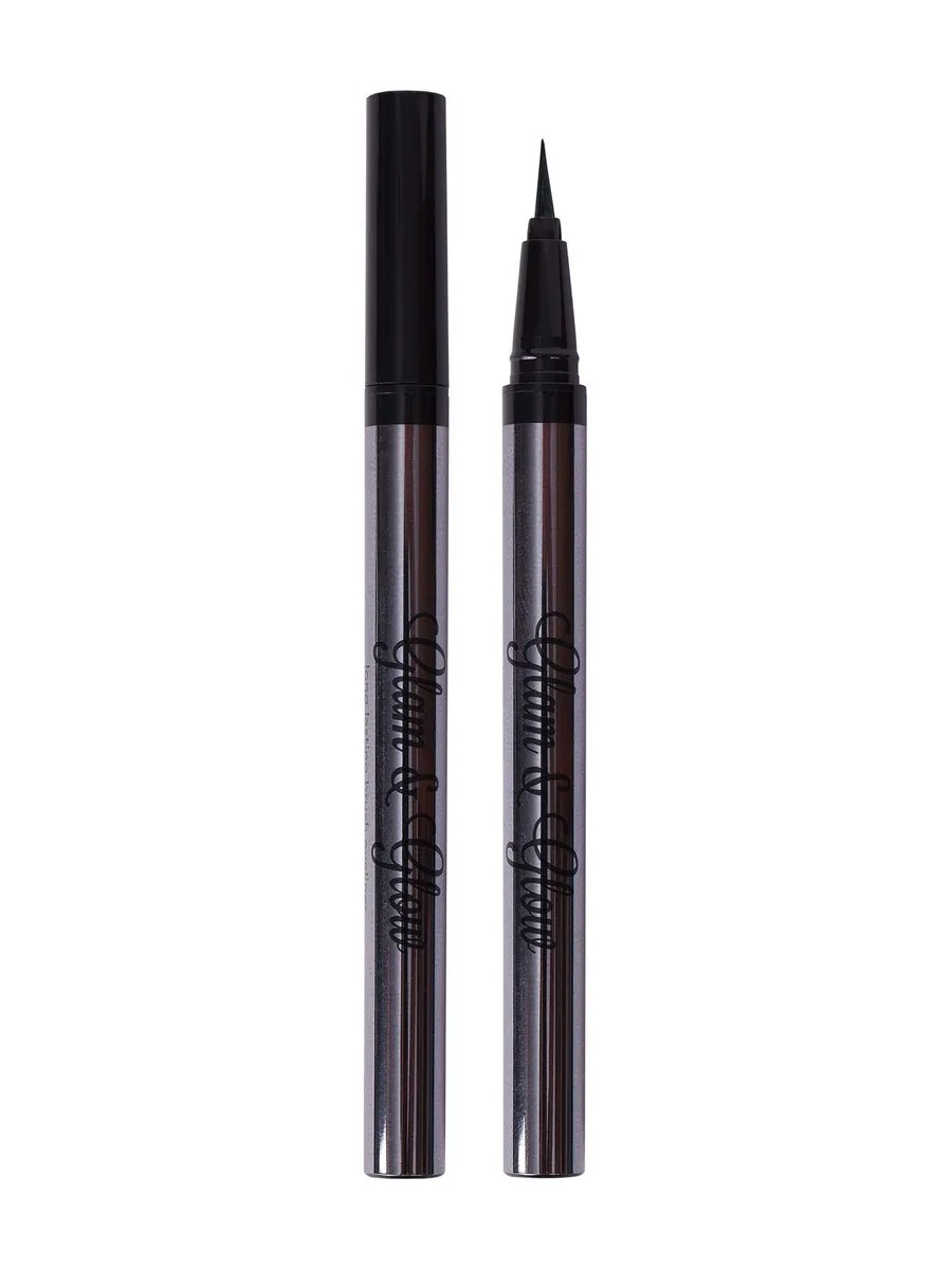 Parisa Лайнер для век Glam&Glow, PF-300, сияющий, тон №01, Черный, 1 мл