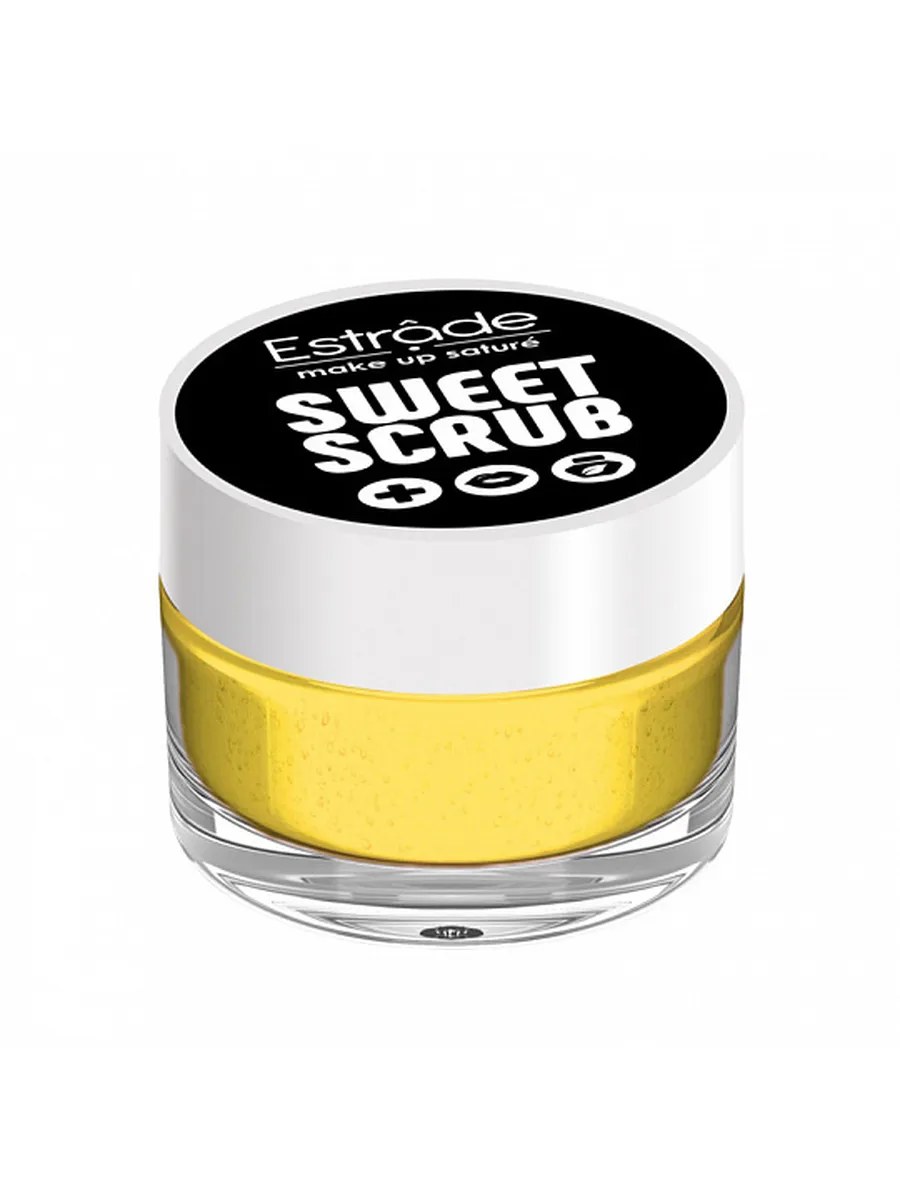 Estrade Сахарный скраб для губ Sweet Scrub, Желтый, 8 гр