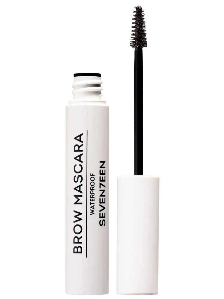 Seventeen Тушь для бровей Brow Mascara Waterproof, водостойкая, тон №01, Миндаль
