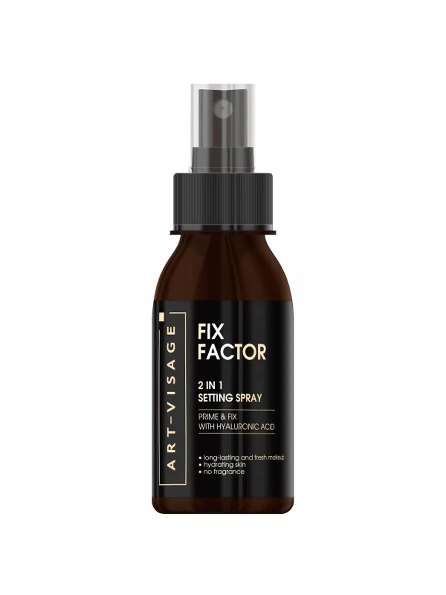 Art-Visage Фиксатор макияжа 2 в 1 Fix Factor, тон №02, Нейтральный, 105 мл