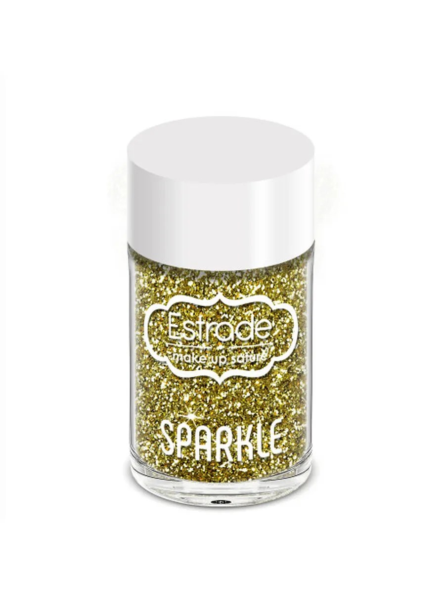 Estrade Глиттер Sparkle, рассыпчатый, тон №53, Золотой металлик, 3 гр