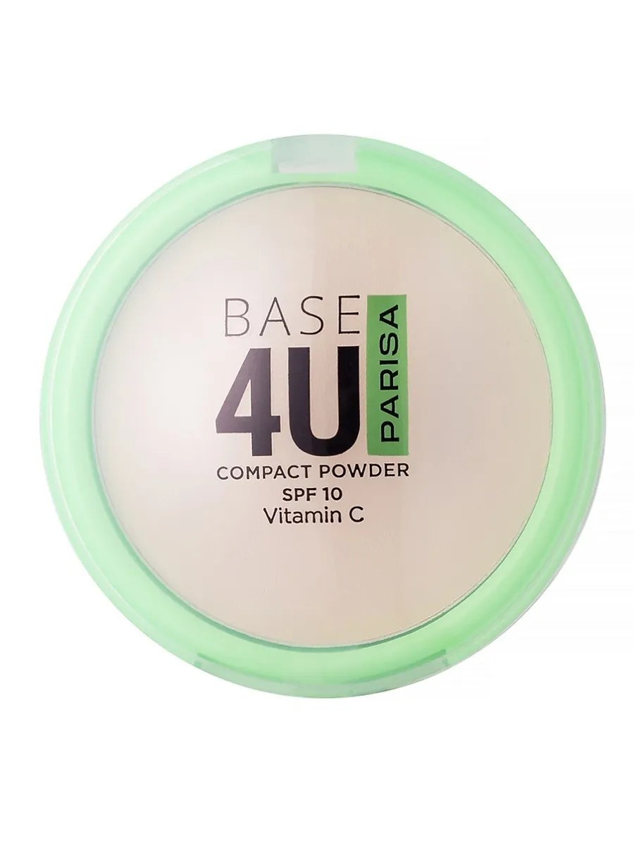 Parisa Пудра для лица Base 4U, РР-02, компактная, прессованная, тон №06, Беж, 7 гр