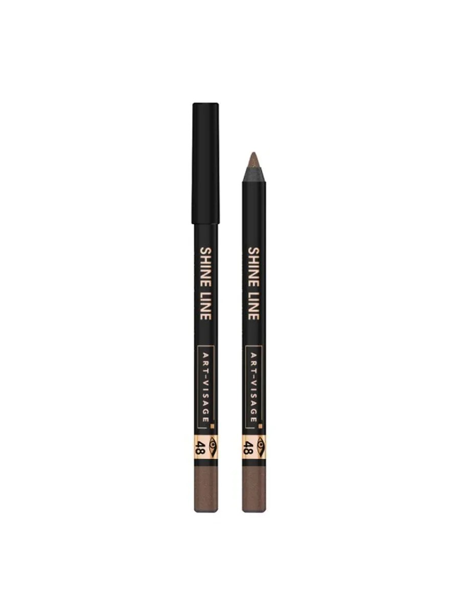 Art-Visage Карандаш для глаз Shine Line, устойчивый, водостойкий, тон №48, Лесной орех, 1,8 гр