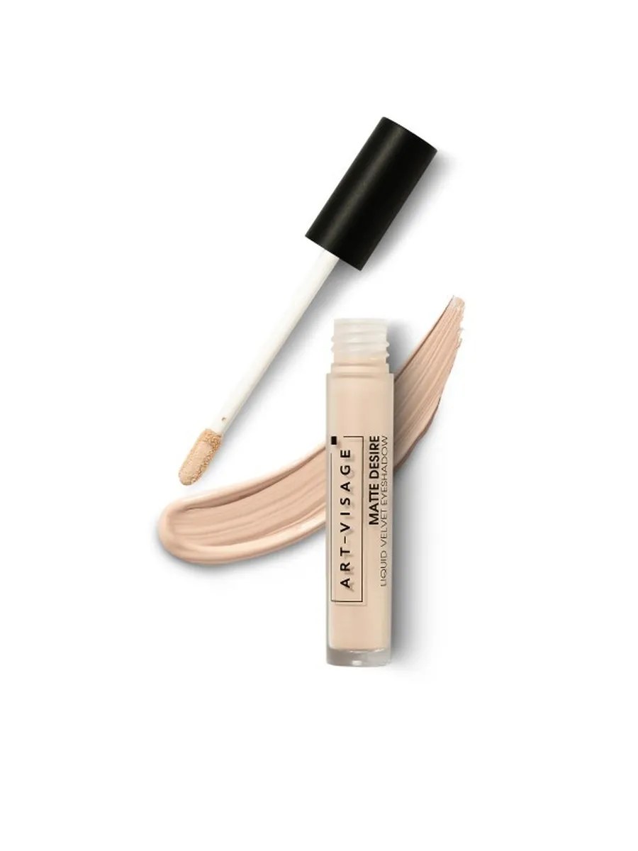 Art-Visage Тени для век Matte Desire, жидкие, матовые, тон №01, Айвори, 4,3 мл