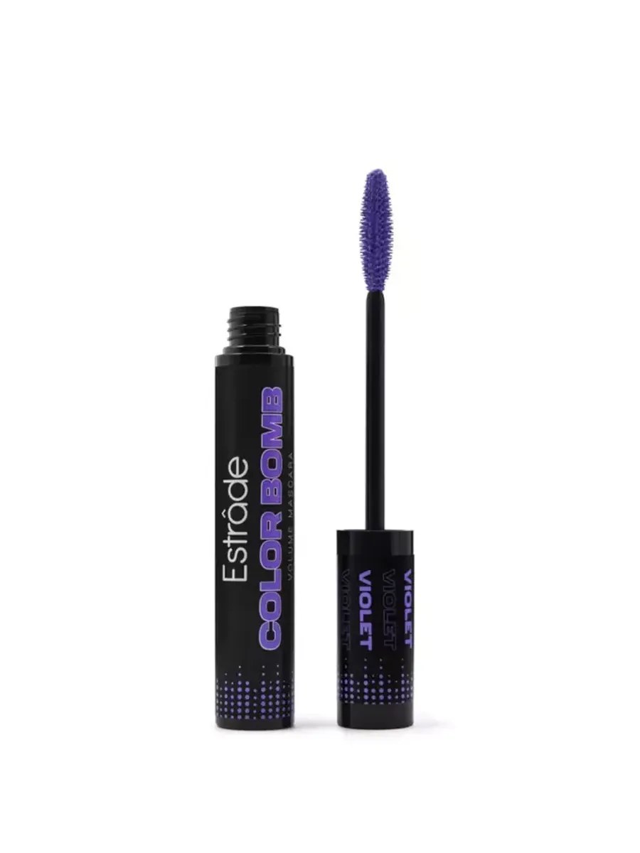 Estrade Тушь для ресниц Color Bоmb Volume, цветная, тон №32, Фиолетовый, 13 мл