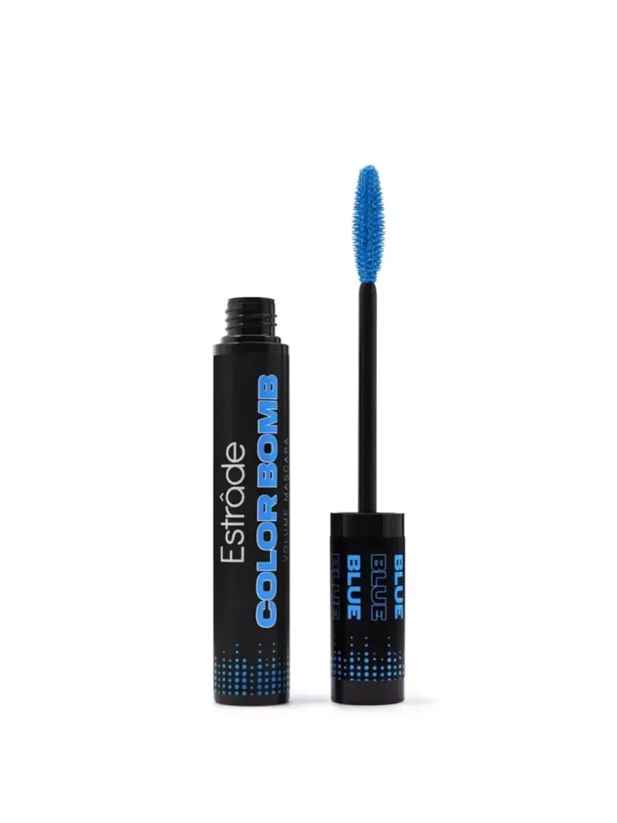 Estrade Тушь для ресниц Color Bоmb Volume, цветная, тон №33, Голубой, 13 мл