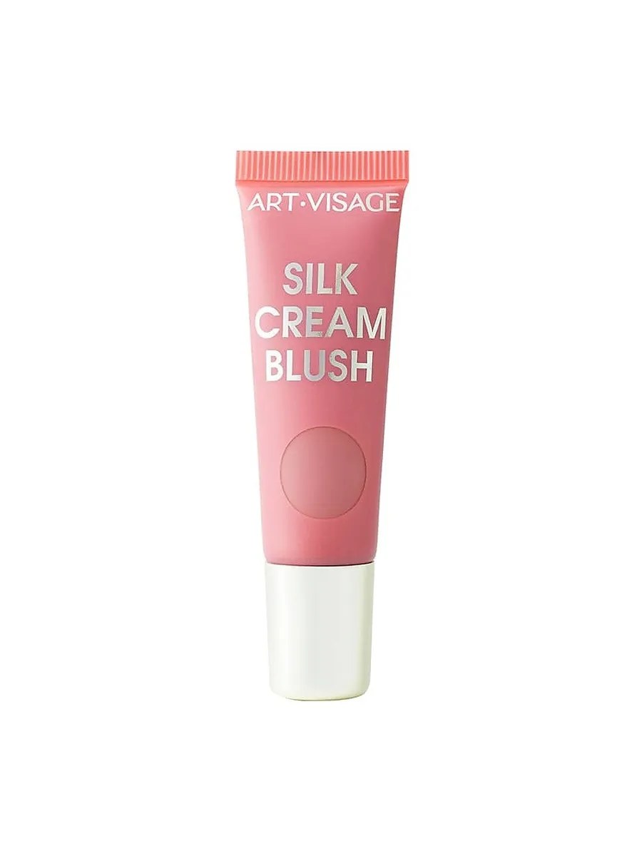 Art-Visage Румяна для лица Silk Cream Blush, кремовые, с сатиновым финишем, тон №431, Холодный розовый, 13 мл