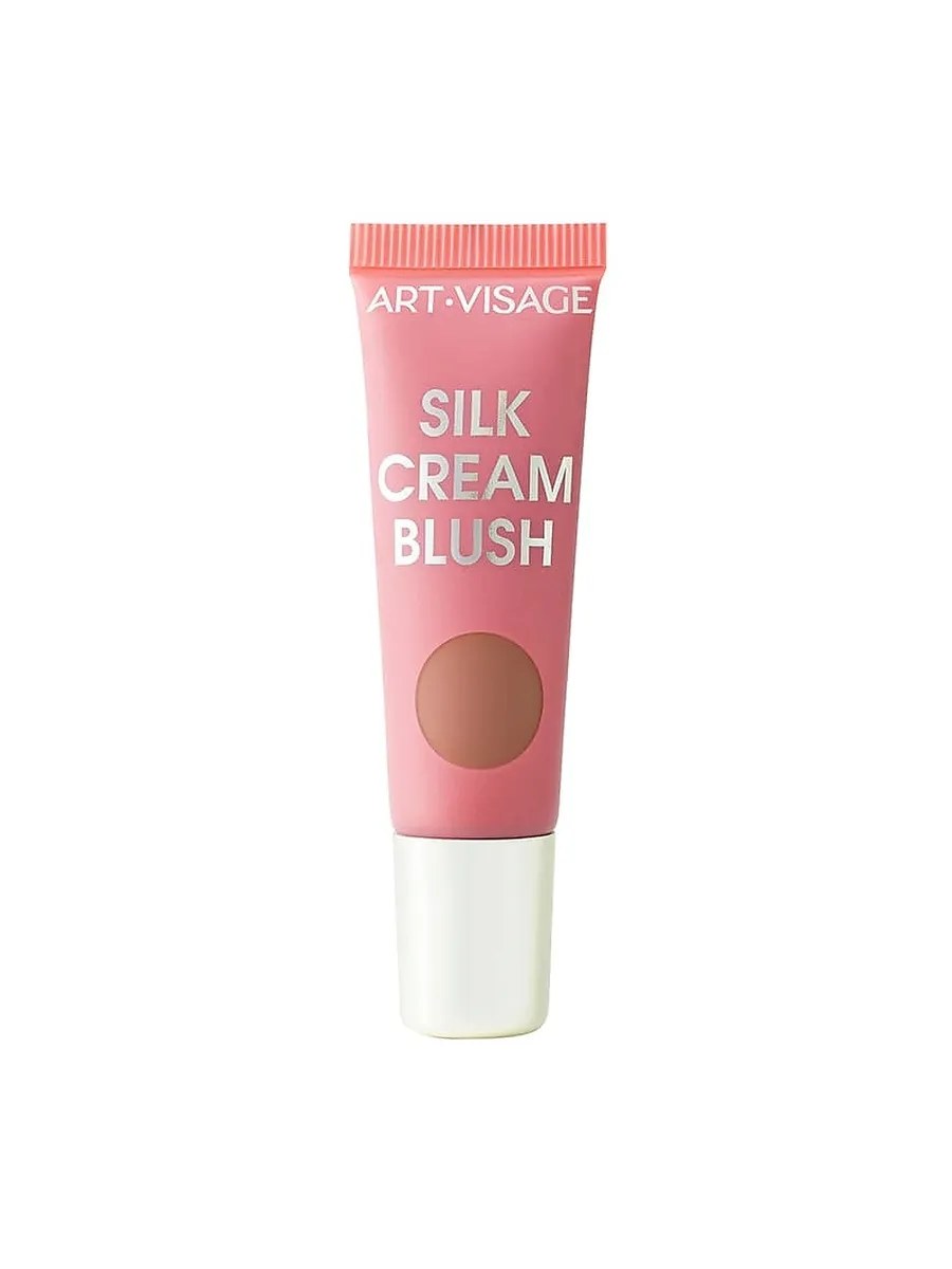 Art-Visage Румяна для лица Silk Cream Blush, кремовые, с сатиновым финишем, тон №434, Розовое какао, 13 мл