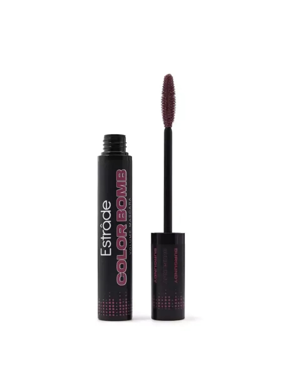 Estrade Тушь для ресниц Color Bоmb Volume, цветная, тон №37, Бордовый, 13 мл