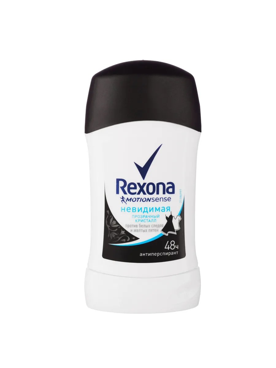 Rexona Дезодорант-антиперспирант стик Прозрачный кристалл, 40 мл
