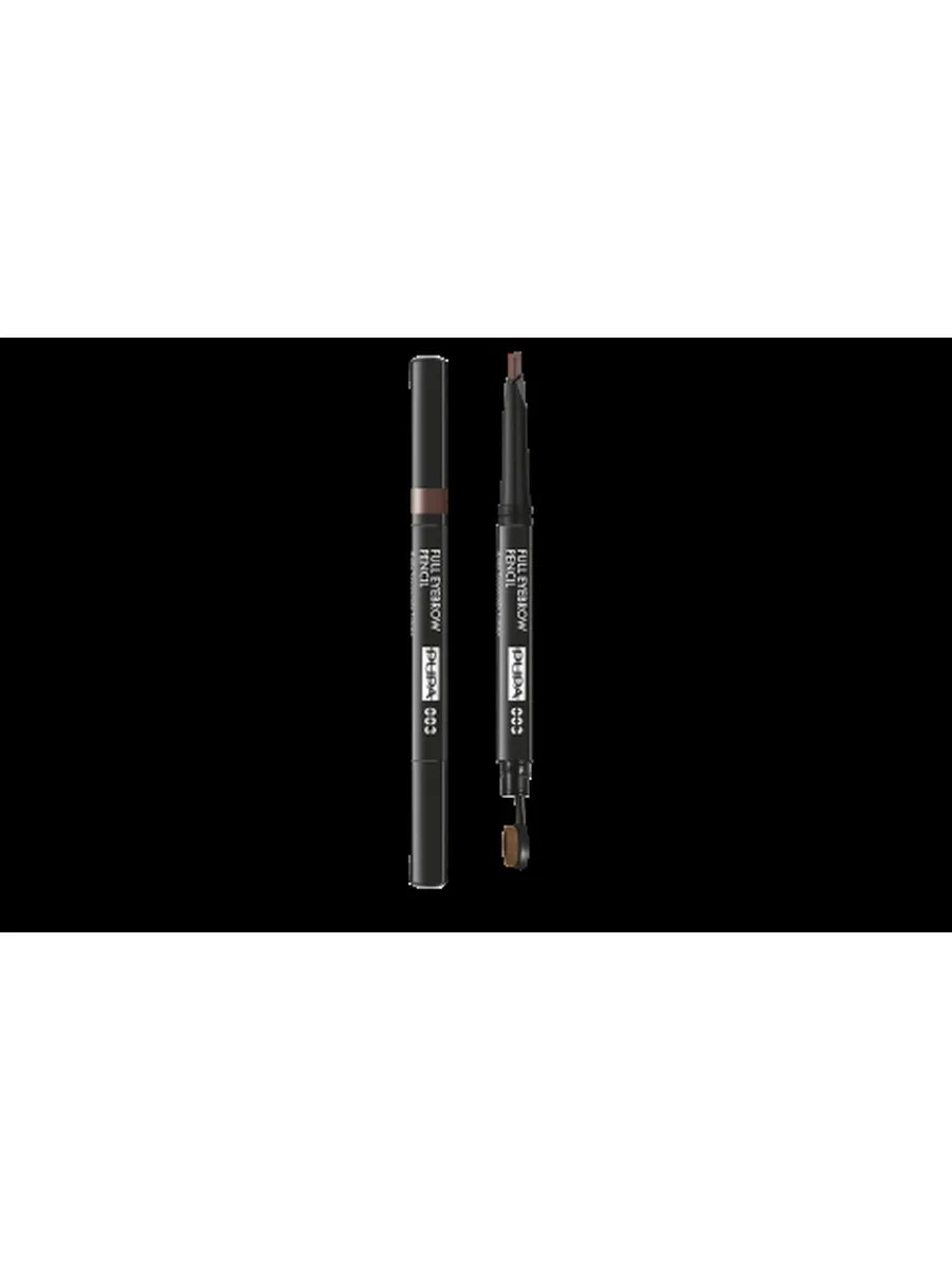 Pupa Карандаш для бровей Full Eyebrow Pencil, автоматический, с мгновенным эффектом заполнения, тон №003, Темный коричневый, 0,2 гр