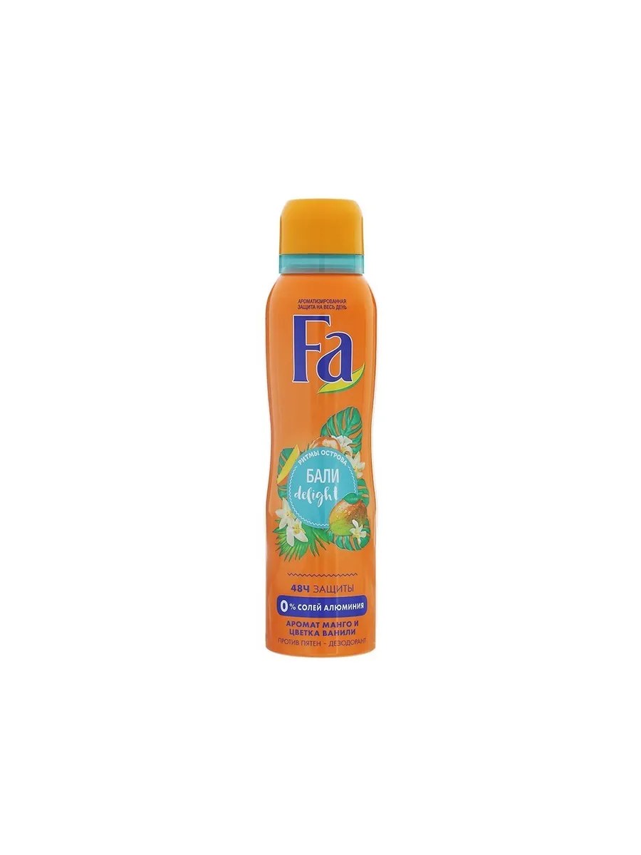 Fa Дезодорант-антиперспирант спрей Ритмы острова Бали Delight, 150 мл