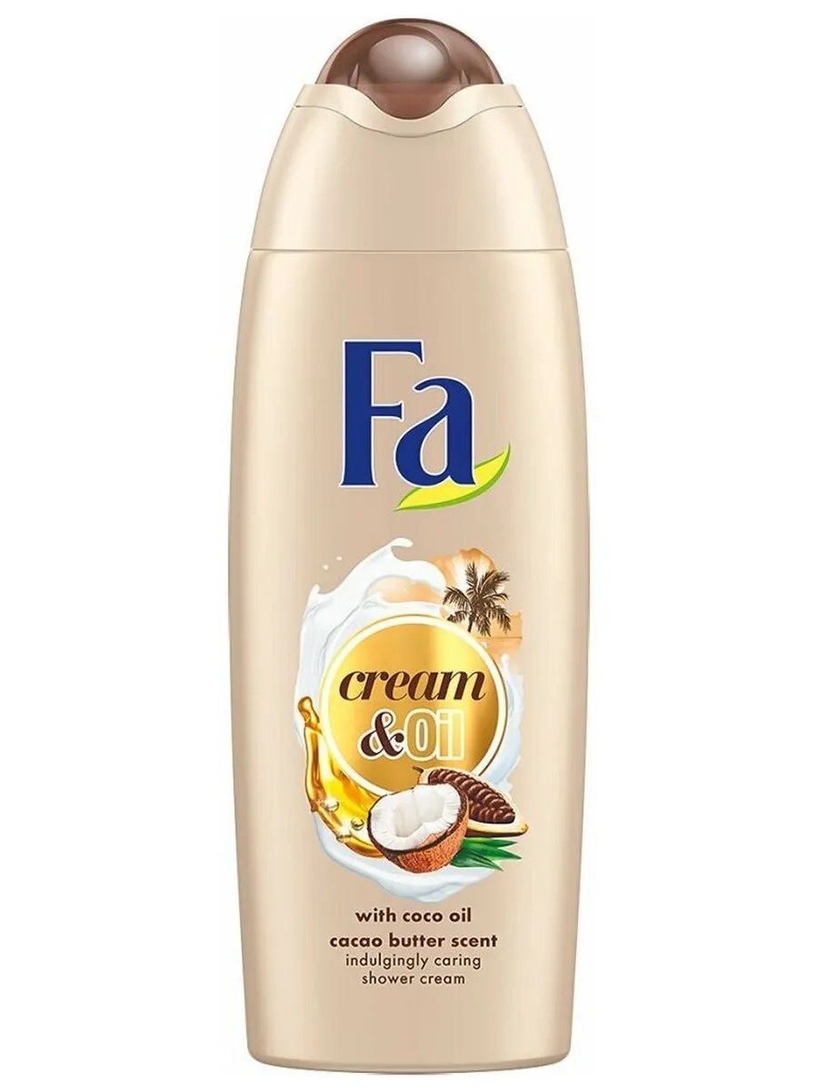Fa Крем-гель для душа Cream & Oil Какао, 250 мл