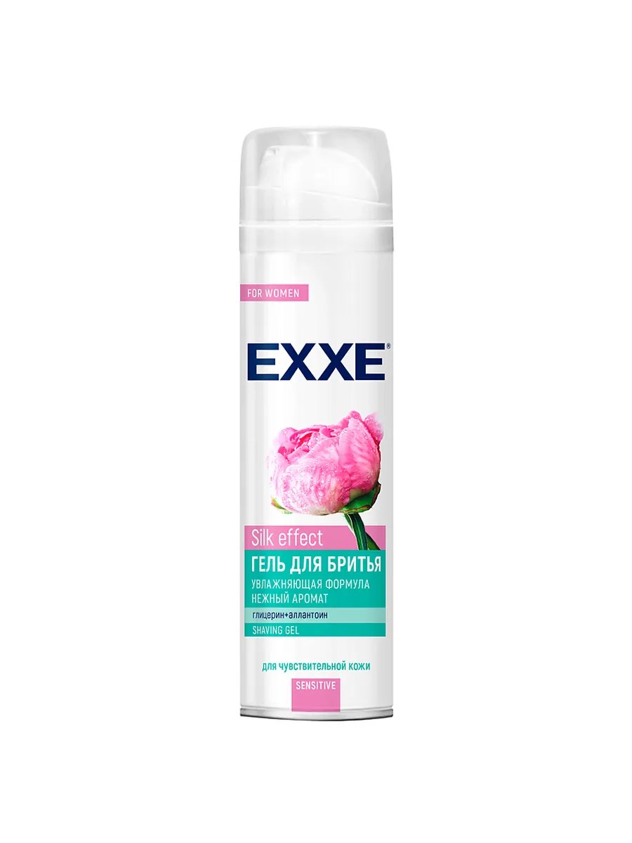 EXXE Гель для бритья Sensitive Silk effect, женский, 200 мл