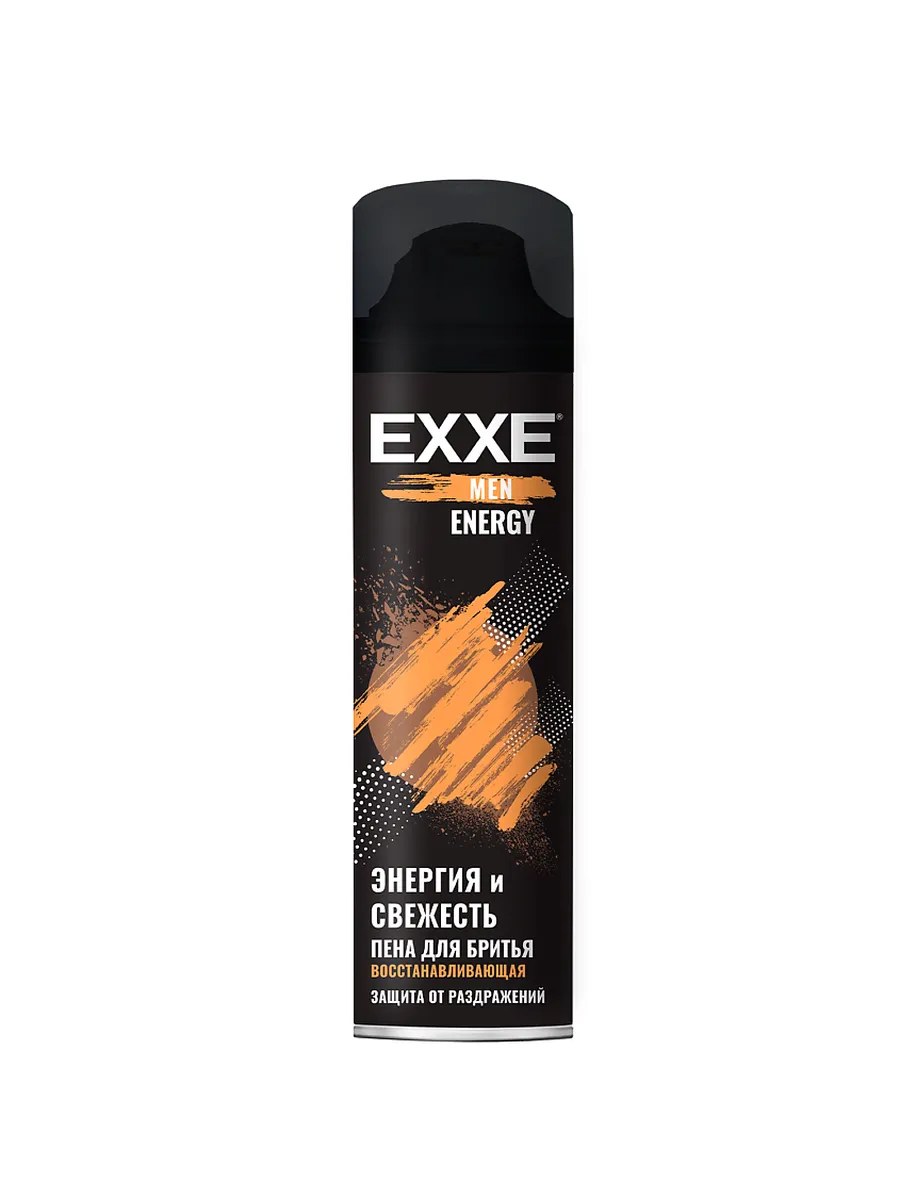 EXXE Men Пена для бритья Energy, восстанавливающая, 200 мл