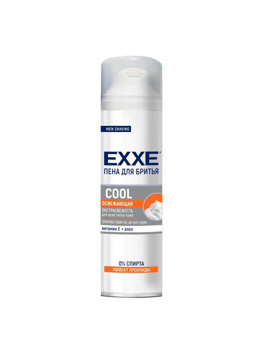 EXXE Men Пена для бритья Cool, освежающая, 200 мл