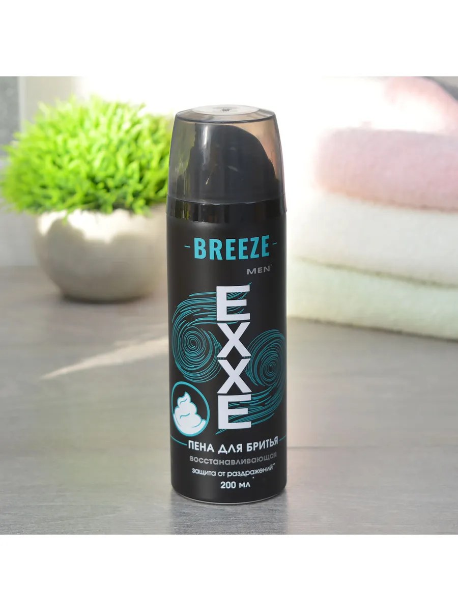 EXXE Men Пена для бритья Breeze, восстанавливающая, 200 мл