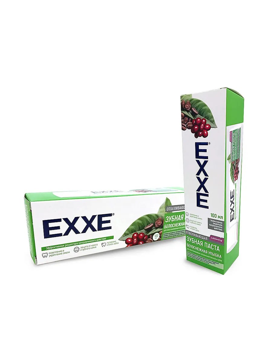 EXXE Зубная паста Белоснежная улыбка, отбеливающая, 100 мл
