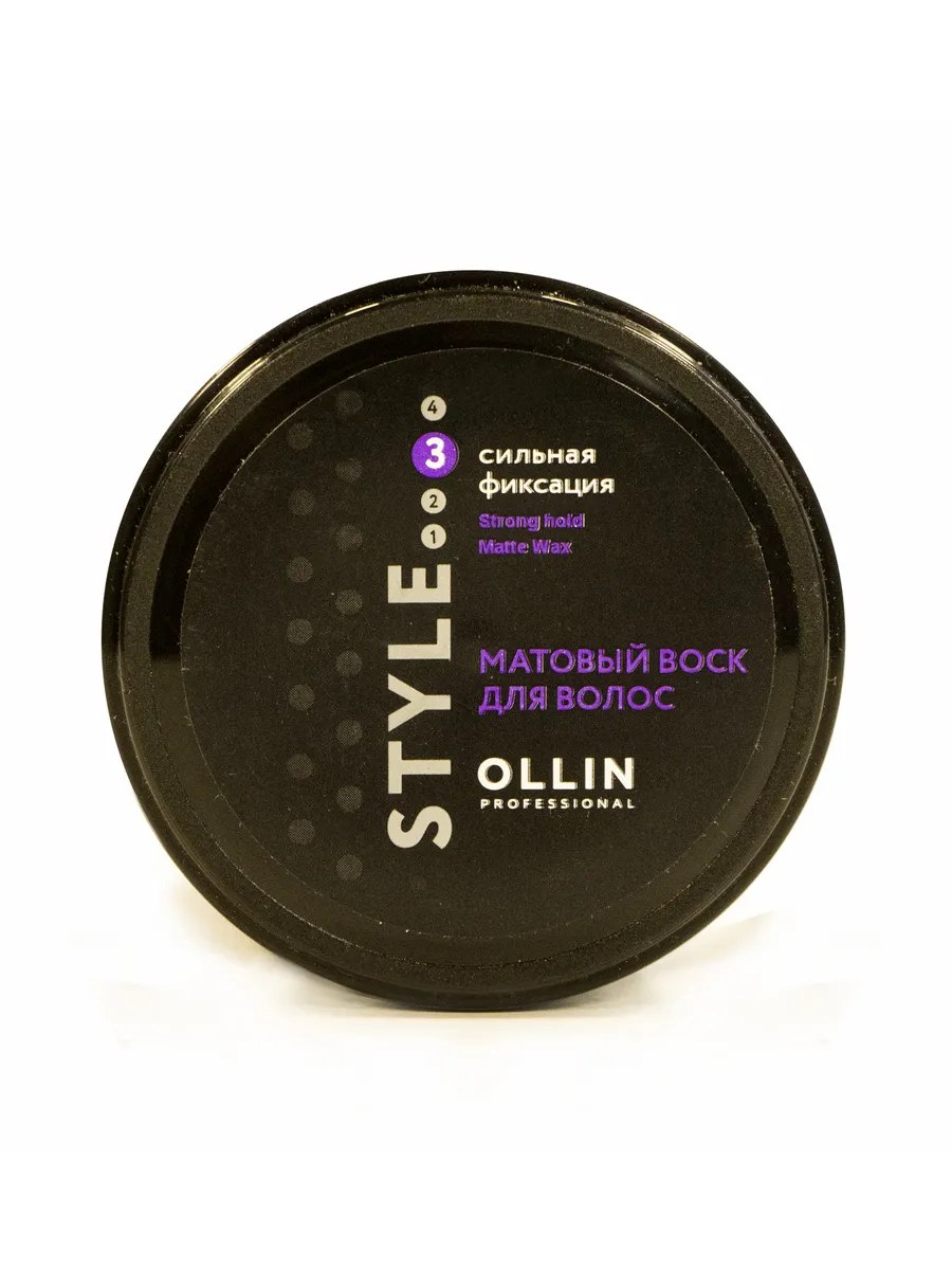 Ollin Style Воск для волос, матовый, сильная фиксация, 50 мл