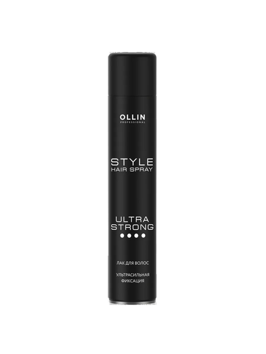 Ollin Style Лак для волос, ультрасильная фиксация, 500 мл