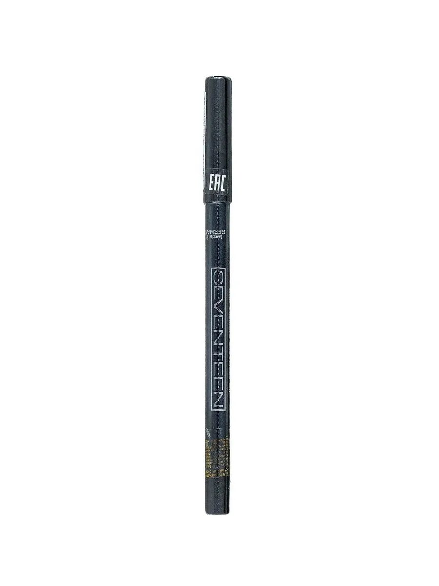 Seventeen Карандаш для век Super Smooth W/P&Longstay, с витамином Е, водостойкий, тон №11, Стальной, 1,2 гр