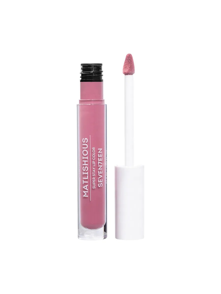 Seventeen Помада-блеск для губ Matlishious Super Stay Lip Color, жидкая, тон №07, Ягодный мусс, 4 мл