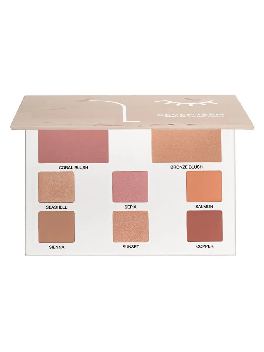 Seventeen Палетка для макияжа Pastel Total Look Palette, 13,2 гр