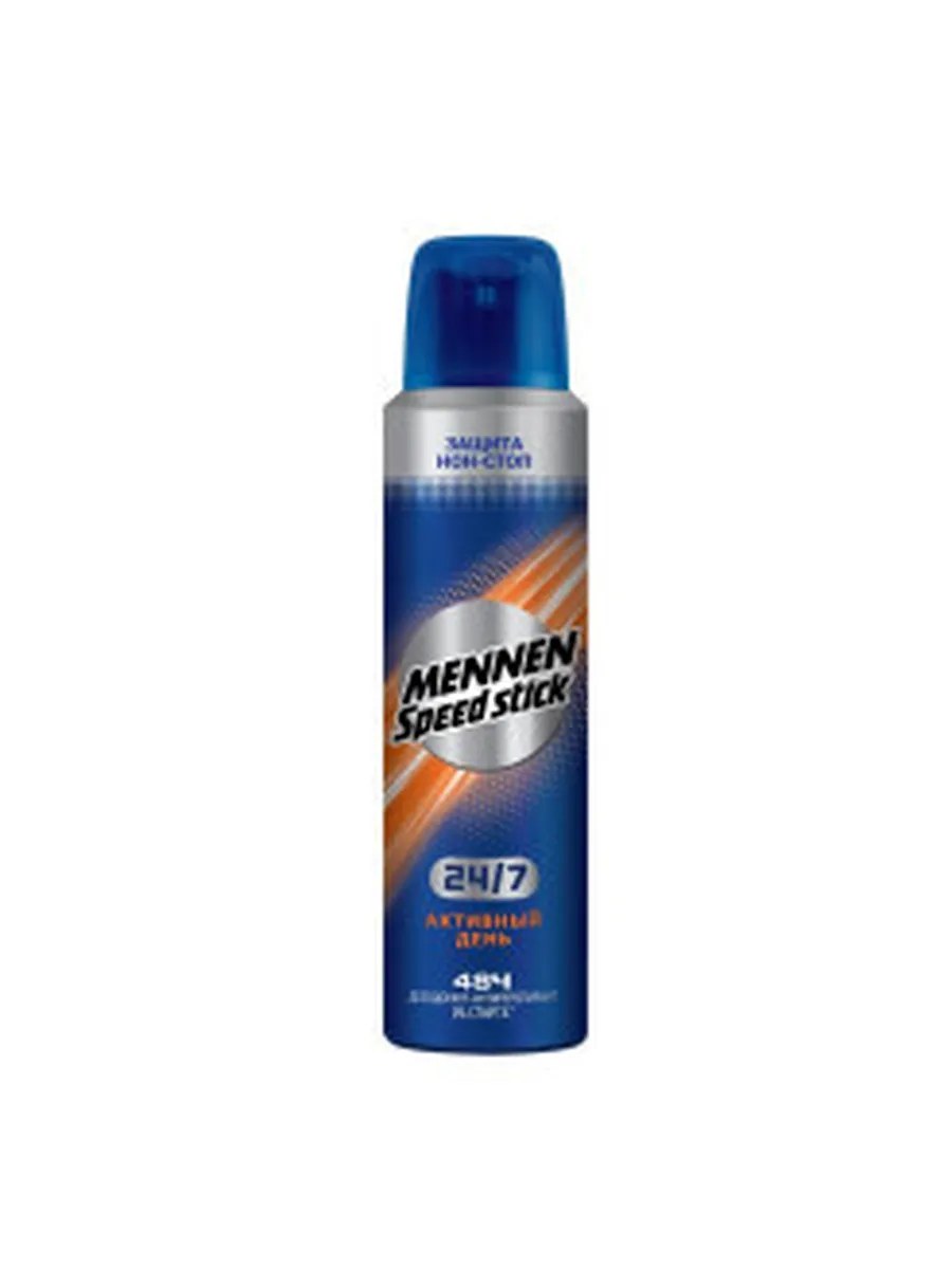 Mennen Speed Stick Дезодорант-антиперспирант спрей 24/7 Активный день, 150 мл