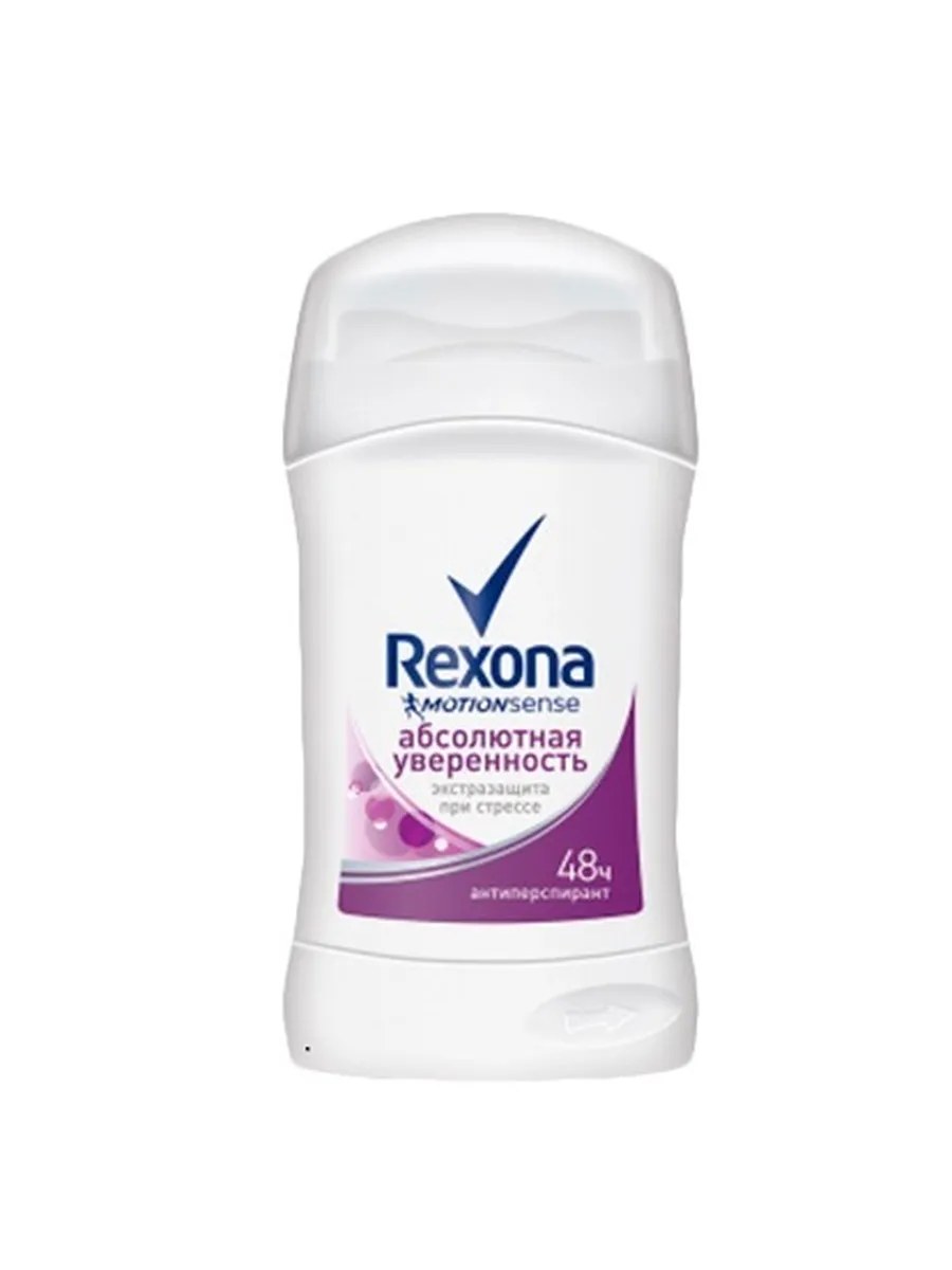 Rexona Дезодорант-антиперспирант стик Абсолютная уверенность, 40 мл