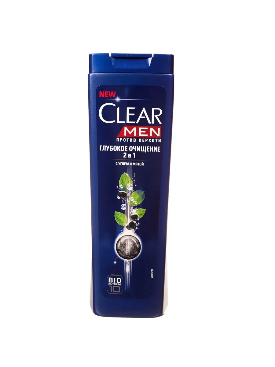 Clear Men Шампунь против перхоти 2в1 Глубокое очищение, 400 мл