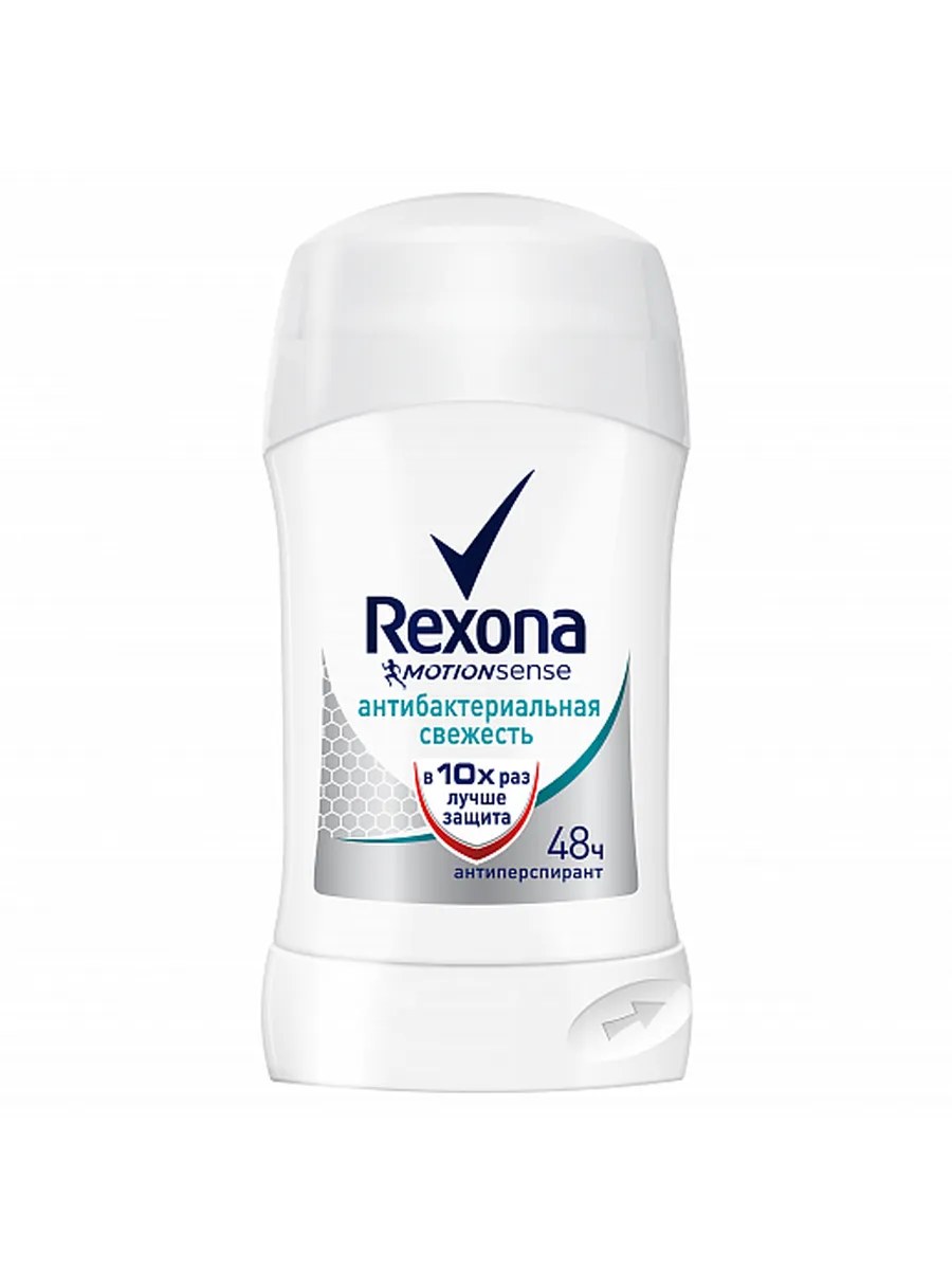 Rexona Дезодорант-антиперспирант стик Антибактериальная свежесть, 40 мл