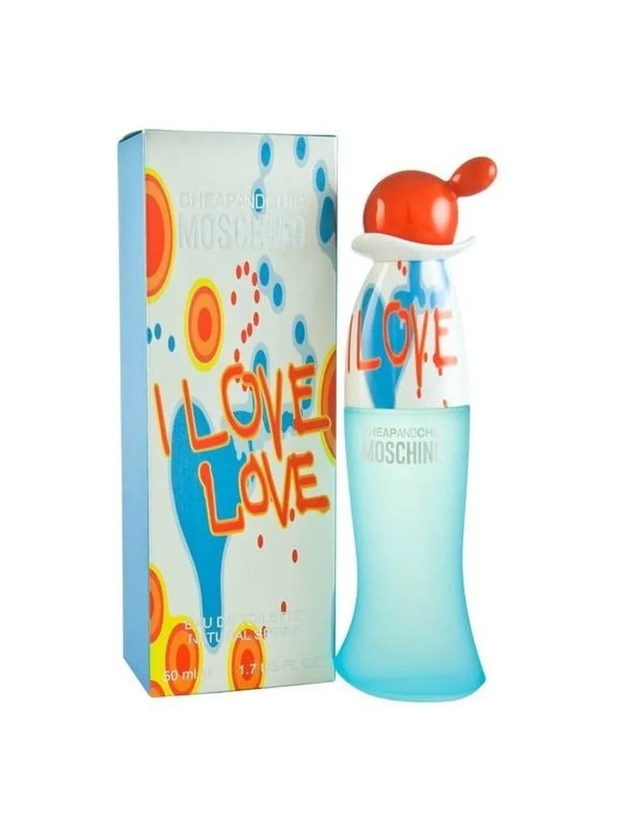 Moschino I Love Love Туалетная вода жен, 50 мл