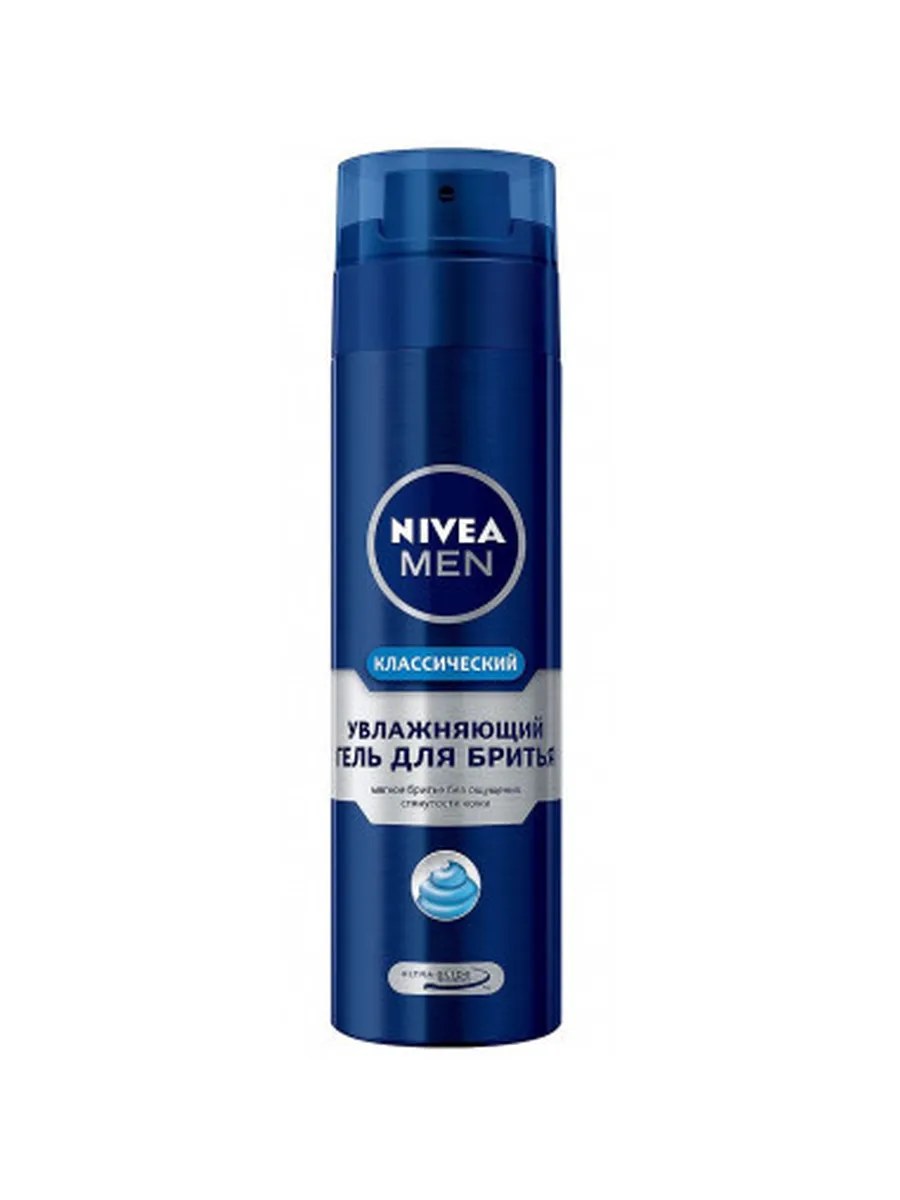 Nivea Men Гель для бритья Классический, увлажняющий, 200 мл