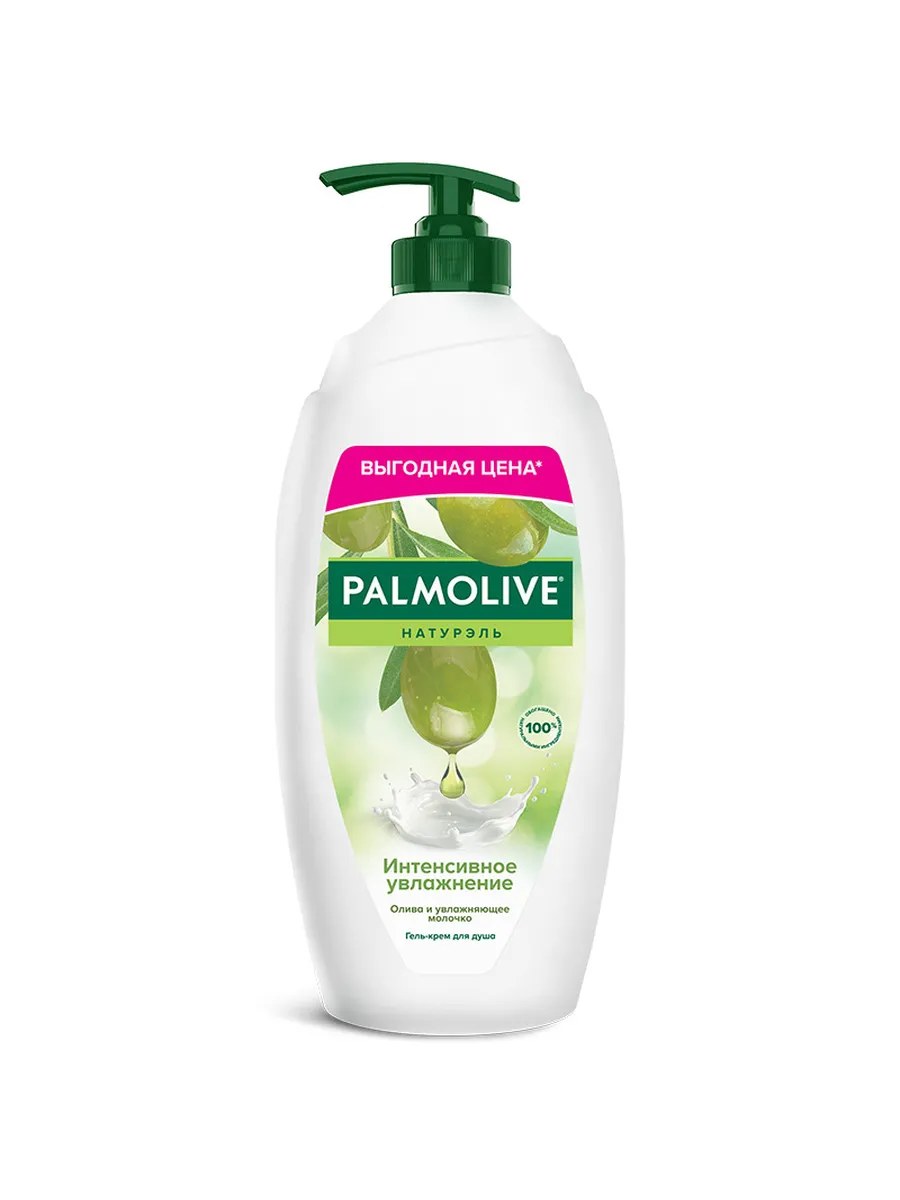 Palmolive Натурэль Гель-крем для душа Интенсивное увлажнение, олива и увлажняющее молочко, 750 мл