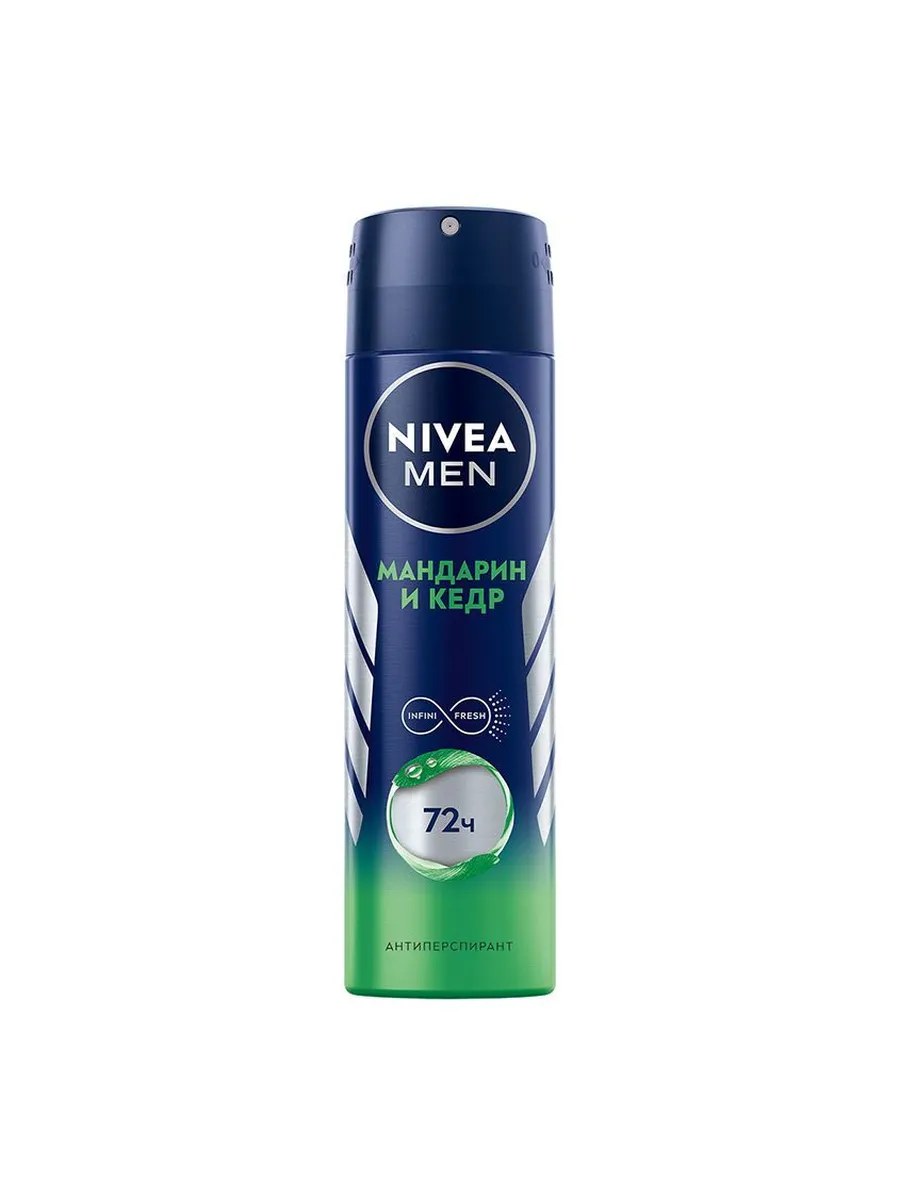 Nivea Men Дезодорант-антиперспирант спрей Мандарин и Кедр, 150 мл